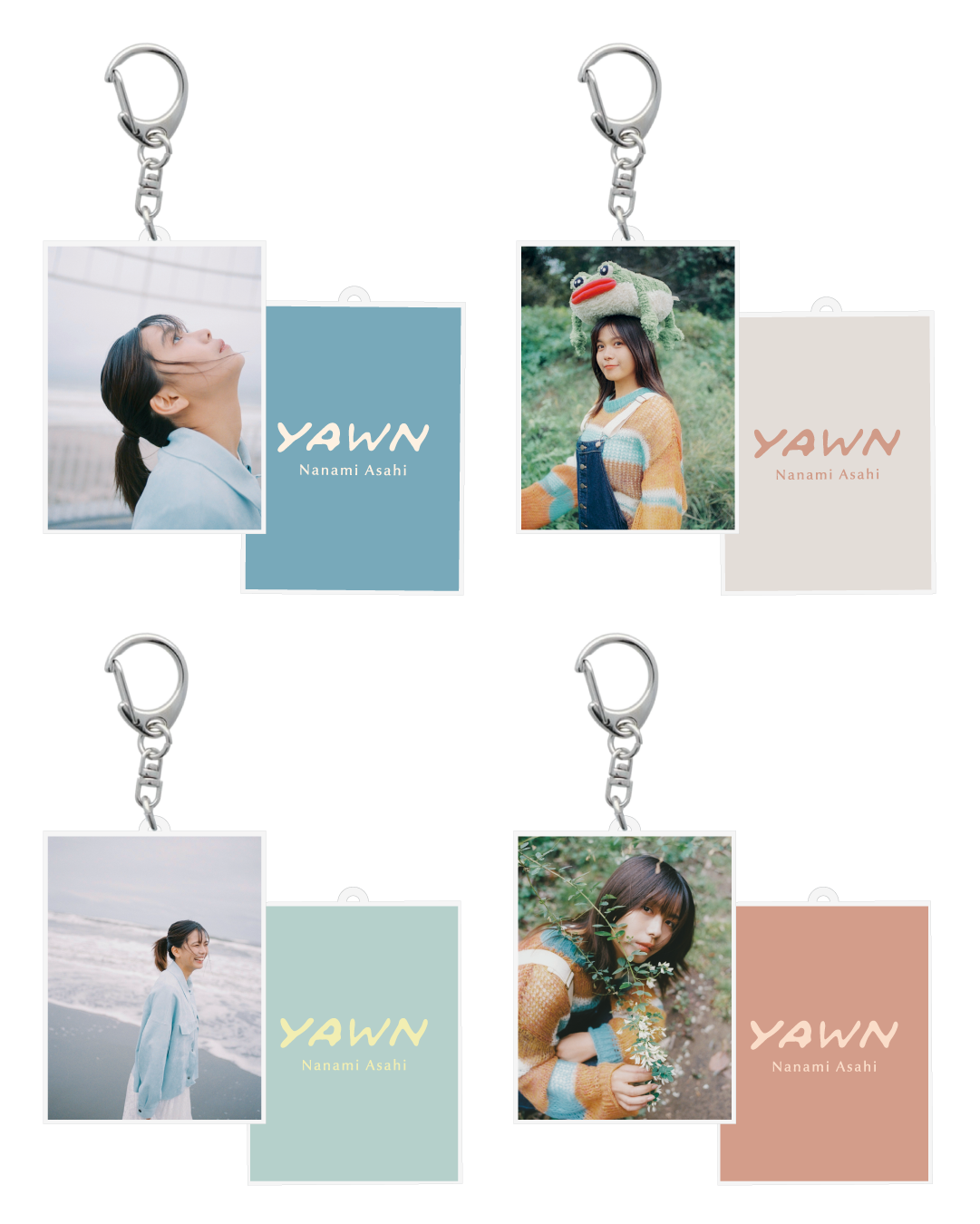 朝日ななみ ランダムアクリルキーホルダー（全4種）
