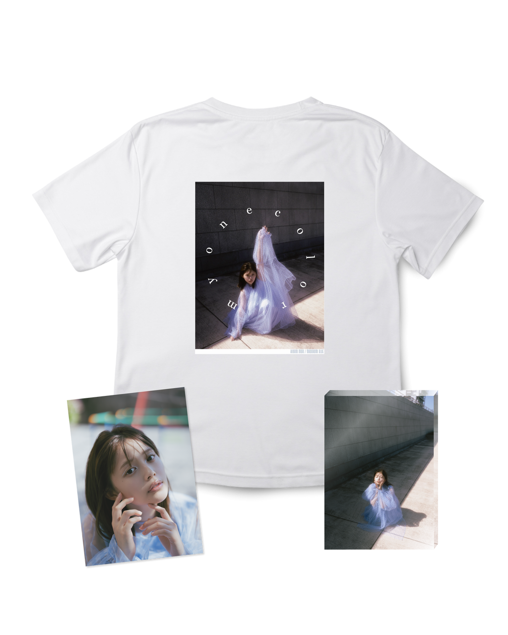 森日菜美 B  - 3点セット（Tシャツ・サイン入りポストカード・アクリルフォト）