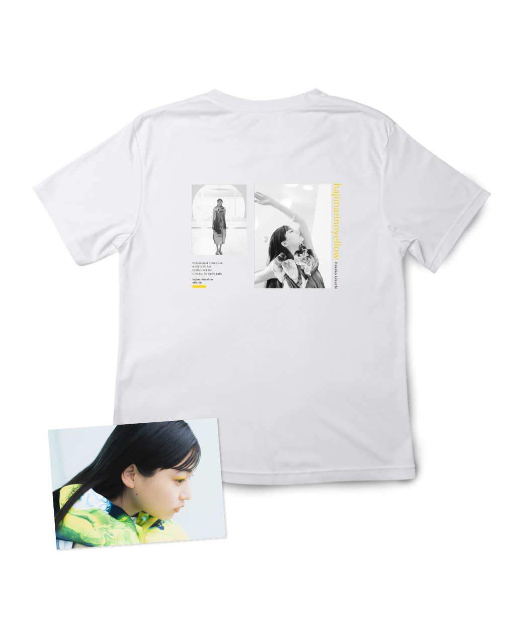 菊池日菜子 - Tシャツ・サイン入りポストカード ２点セット