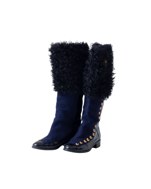 スタイリスト大橋みずなセレクト - CHANEL ファー付きブーツ