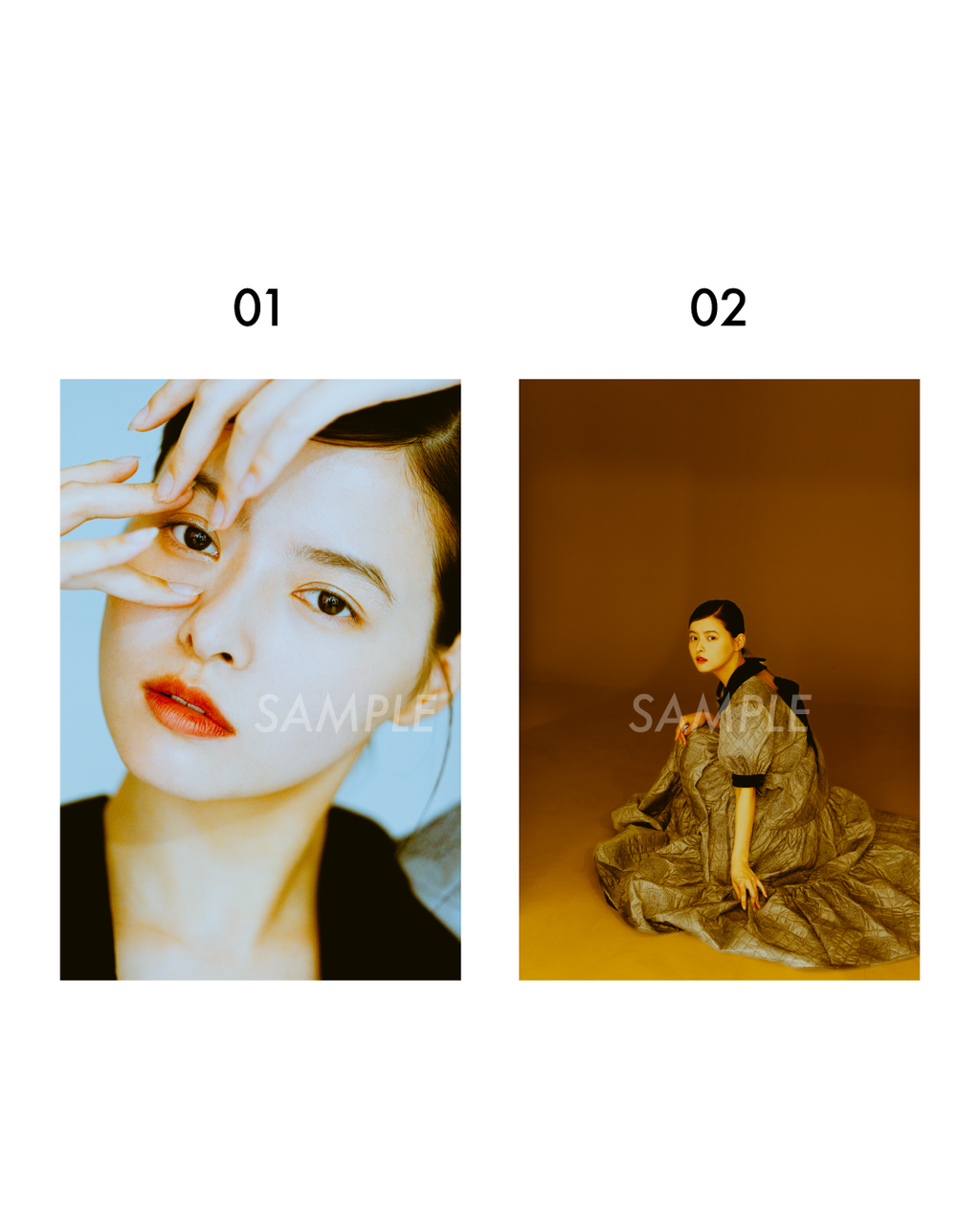 羽音 マット入り写真作品01-10（A5・A4サイズ）