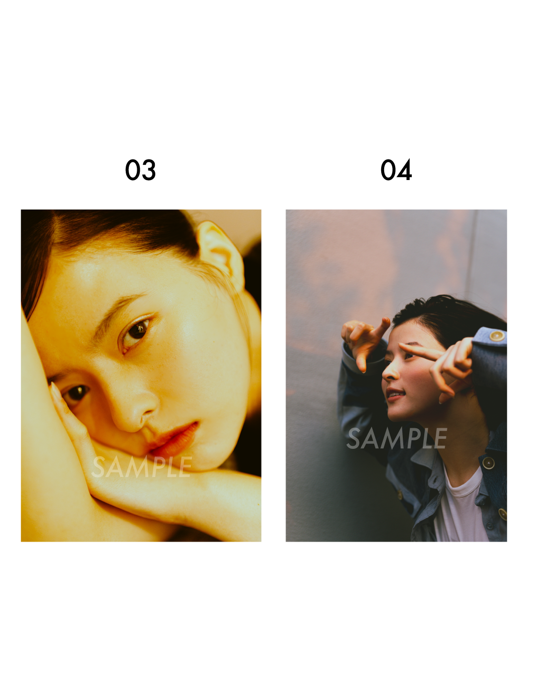 羽音 マット入り写真作品01-10（A5・A4サイズ）