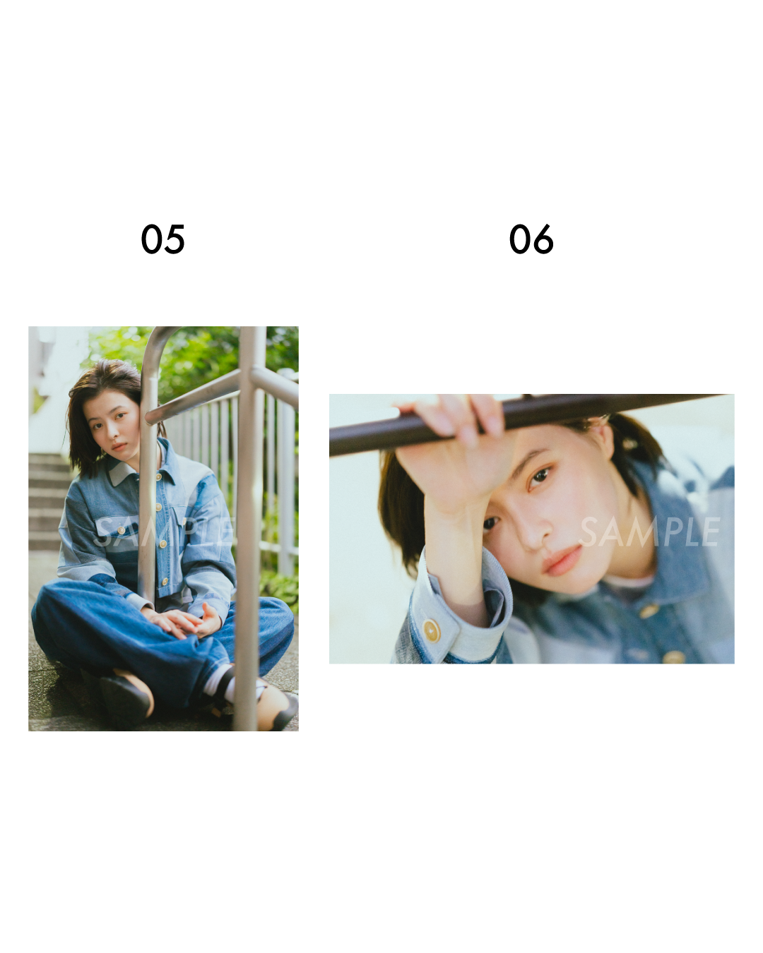 羽音 マット入り写真作品01-10（A5・A4サイズ）