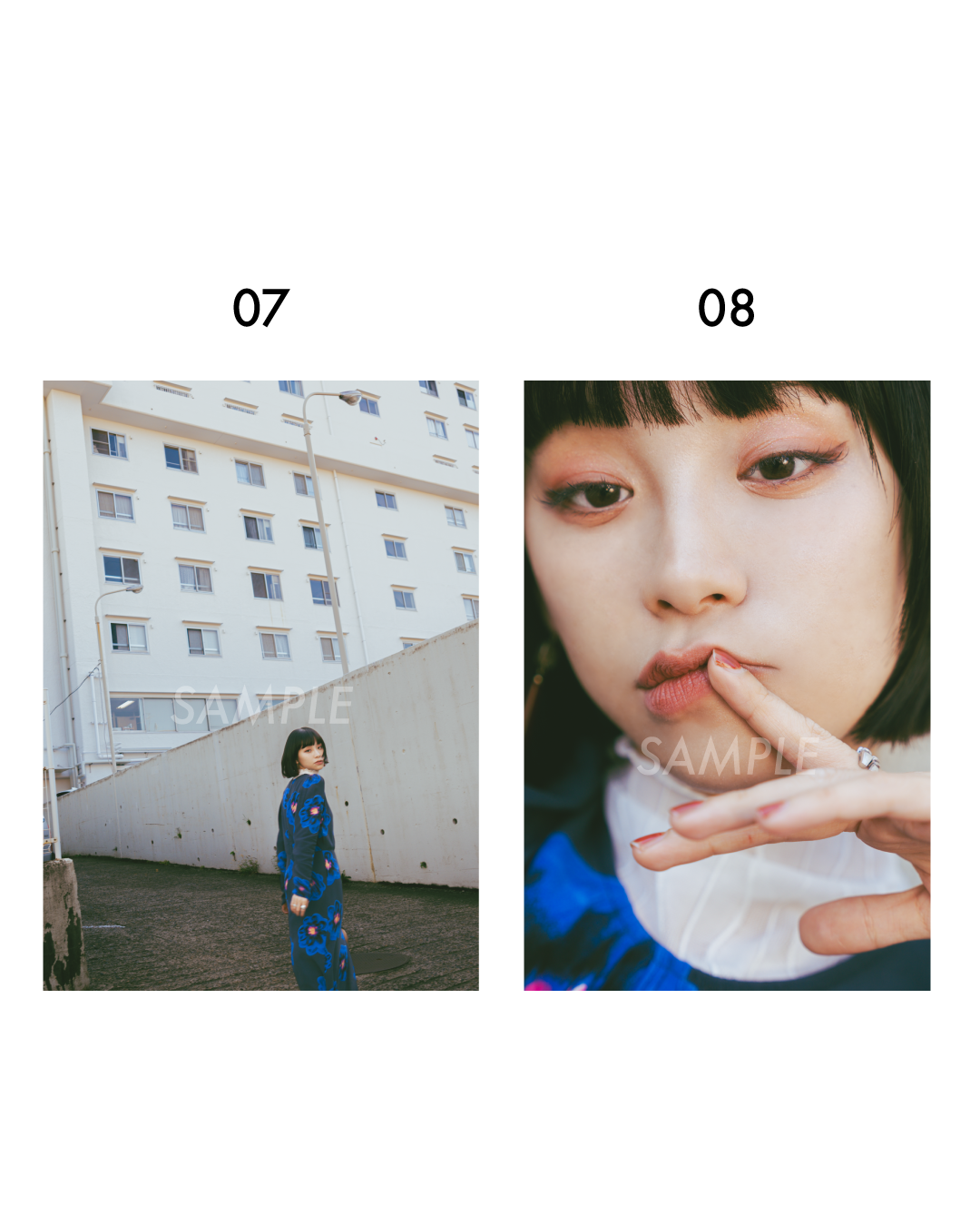 る鹿 マット入り写真作品01-10（A5・A4サイズ）