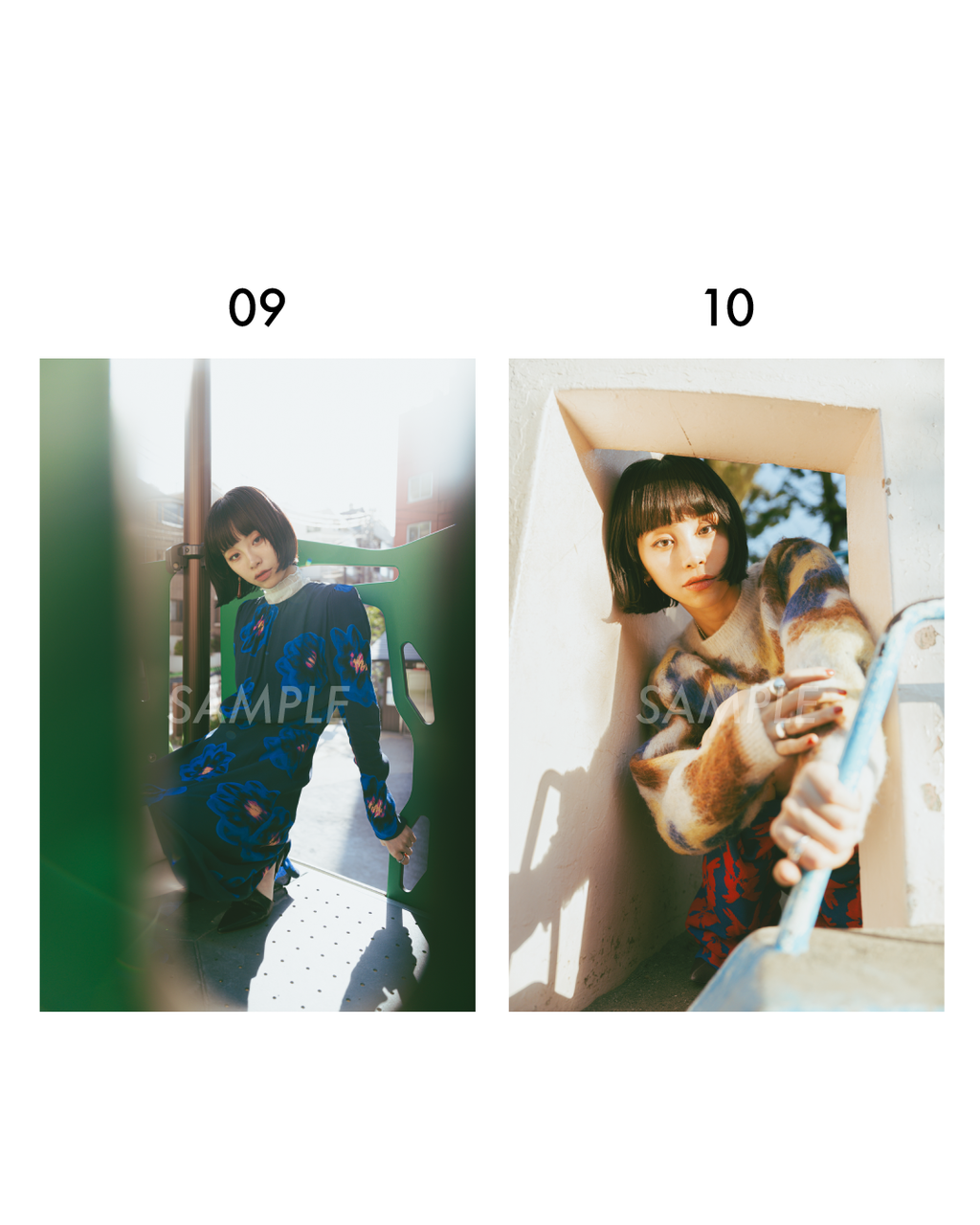 る鹿 マット入り写真作品01-10（A5・A4サイズ）